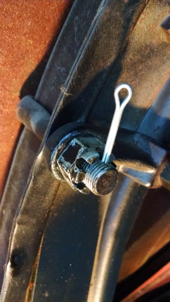 Cotter pins, safety wire, and lock washers oh my! Model A Girl